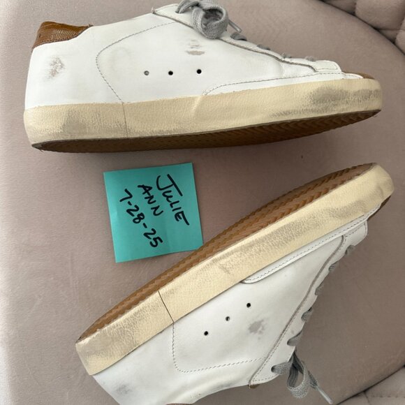 Authentic Golden Goose Size 38 Neutral Superstars - Picture 10 of 11